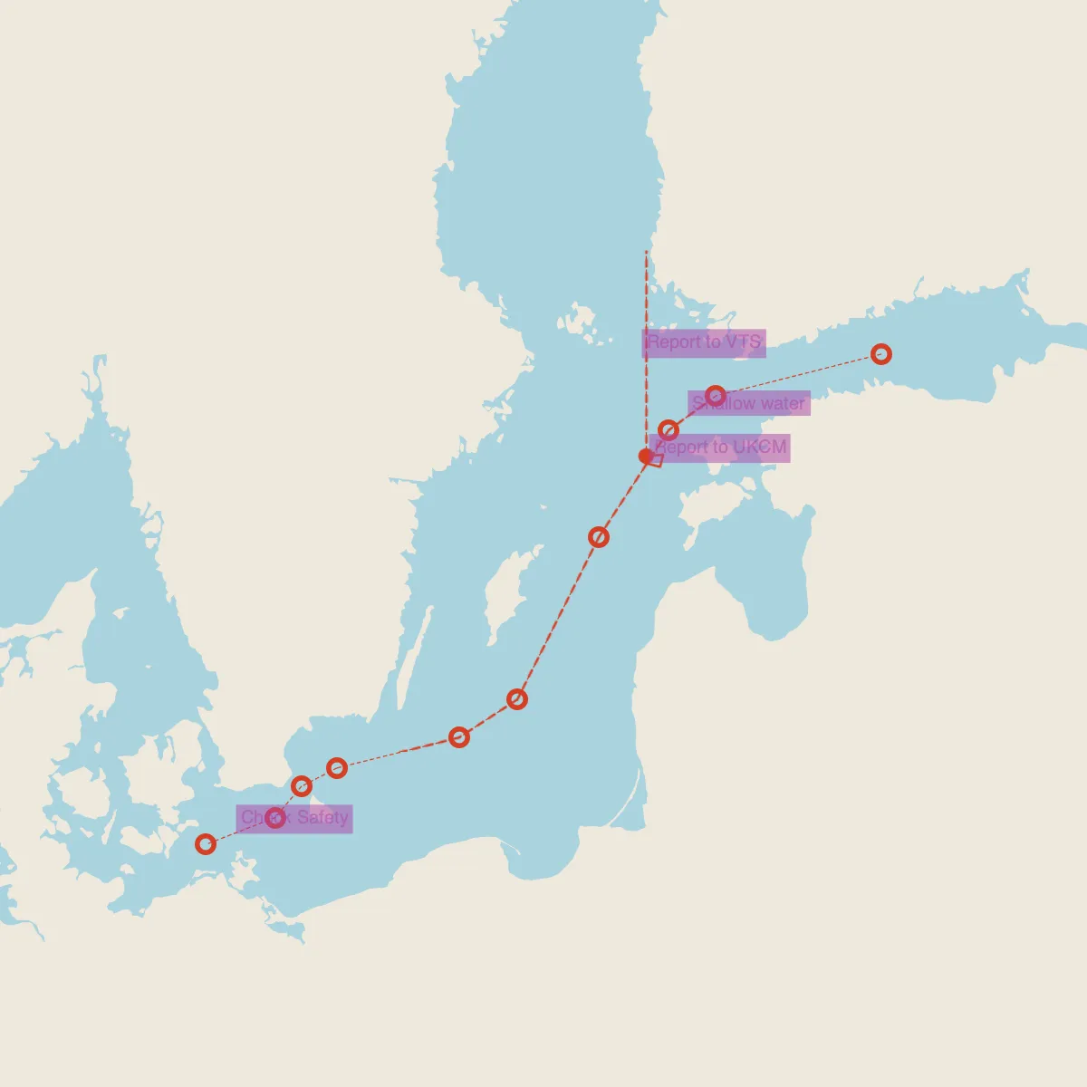 S-421 route plans in SoundCharts