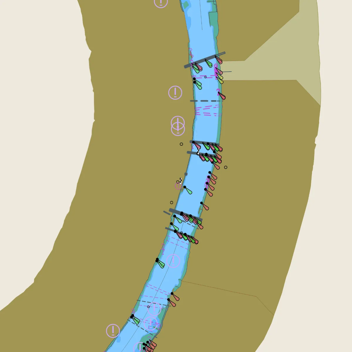 S-401 inland waterways in SoundCharts